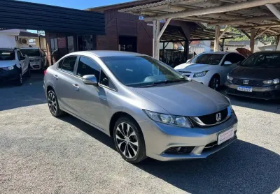 Honda civic sedan lxr 2.0 flexone 16v aut. 4p  - cinza - 2015/2016