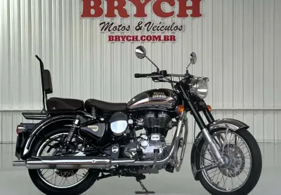 Royal enfield classic chrome 500 efi abs - preta - 2017/2017
