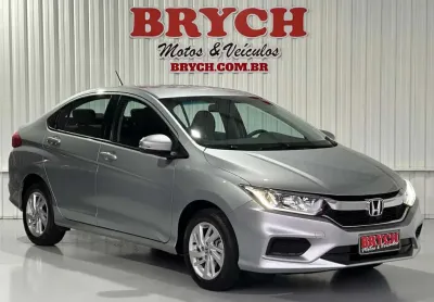 Honda city sedan personal 1.5 flex 16v aut.  - prata - 2020/2020