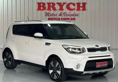 Kia soul 1.6/ 1.6 16v flex aut.  - branca - 2018/2019