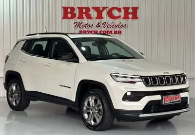 Jeep compass long. t270 1.3 tb 4x2 flex aut.  - branca - 2023/2023