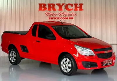 Chevrolet montana ls 1.4 econoflex 8v 2p  - vermelha - 2016/2017