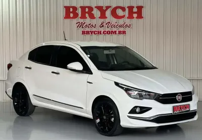 Fiat cronos precision 1.8 16v flex aut.  - branca - 2019/2019