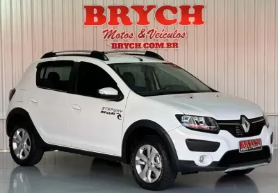 Renault sandero stepway flex 1.6 16v 5p  - branca - 2017/2018