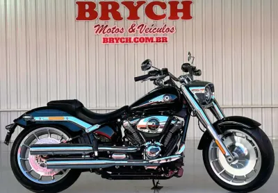 Harley davidson fat boy 117 flfb abs - preta - 2025/2025