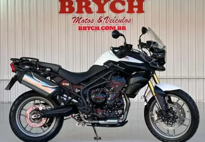 Triumph tiger 800 abs - branca - 2014/2014