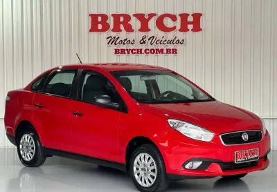 Fiat Grand Siena ATTRACTIVE 1.0 Flex 8V 4p  - Vermelha - 2018/2019