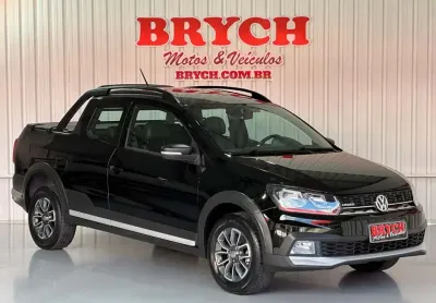 Volkswagen Saveiro CROSS 1.6 T.Flex 16V CD  - Preta - 2021/2022