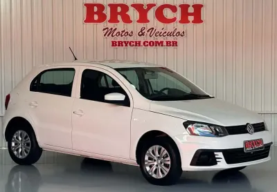 Volkswagen Gol Trendline 1.0 T.Flex 8V 5p  - Branca - 2016/2017