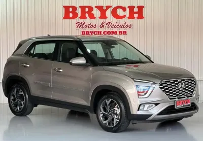 Hyundai Creta Platinum 1.0 TB 12V Flex Aut. - Prata - 2022/2022