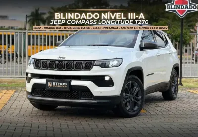 Jeep Compass 2022 1.3 t270 turbo flex longitude at6