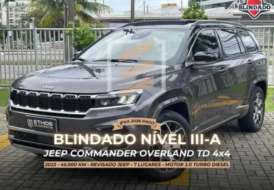 Jeep Commander 2022 2.0 td380 turbo diesel overland at9