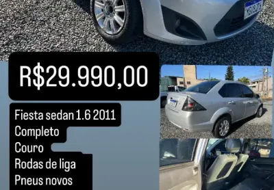 Fiesta sedan 1.6 2011 completo