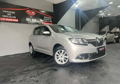 Renault Sandero Expression Hi-power 1.0 16V 5P - Prata - 2015/2016