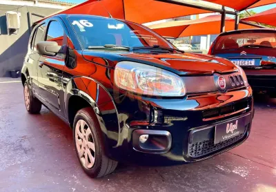 Fiat uno attractive 1.0 - preta - 2015/2016