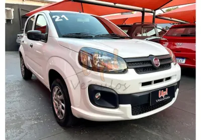 Fiat uno attractive 1.0 - branca - 2021/2021