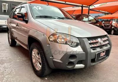 Fiat palio wk adven flex - prata - 2011/2012