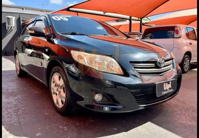 Toyota corolla 1.8 16v 4p xei flex - preta - 2008/2009