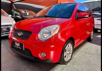 Kia picanto  1.0 ex 12v 4p  0 a 0 - vermelha - 2010/2010