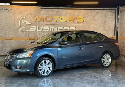 Nissan Sentra SL 2.0/ 2.0 Flex Fuel 16V Aut.  - Azul - 2014/2015