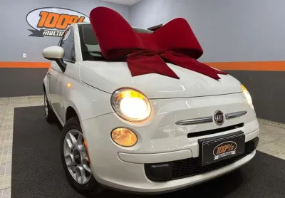 Fiat 500 /  cult dual - branca - 2015/2015