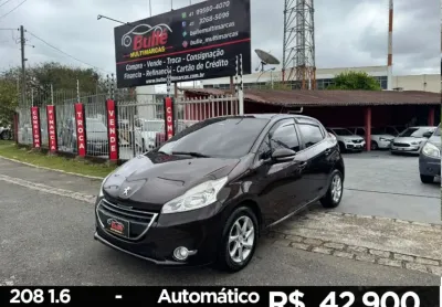 208 active pack 1.6 automático /câmbio borboleta