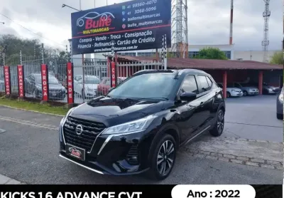 Kicks 1.6 cvt advance 2022 - completo - consta r/s no documento 