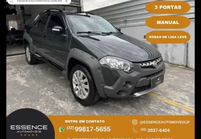 Fiat Strada Adventure1.8/ 1.8 LOCKER Flex CD  - Cinza - 2015/2016