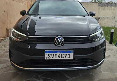 Volkswagen virtus 2024/2024 tsi 1.0 turbo  preto mec.   Baixo km