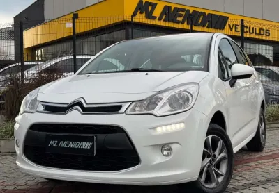 Citroën c3 tendance pure tech 1.2 flex 12v mec.  - branca - 2016/2017