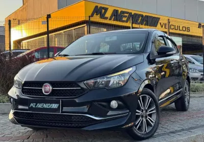 Fiat cronos precision 1.8 16v flex aut.  - preta - 2018/2019