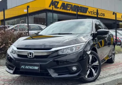 Honda civic sedan ex 2.0 flex 16v aut.4p - preta - 2017/2017