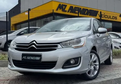 Citroën c4 lounge lounge tendance 2.0 flex 4p aut.  - prata - 2014/2015