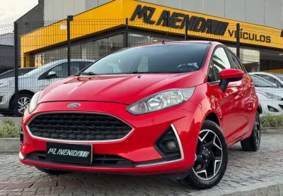 Ford fiesta se 1.6 16v flex 5p  - vermelha - 2018/2018