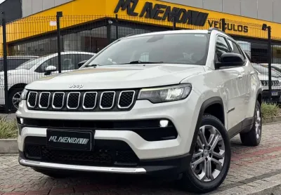 Jeep compass long. t270 1.3 tb 4x2 flex aut.  - branca - 2021/2022