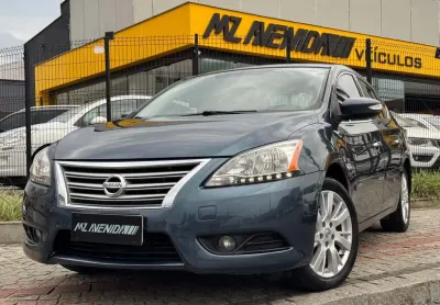 Nissan sentra 2.0 sl aut 2015 - azul - 2014/2015