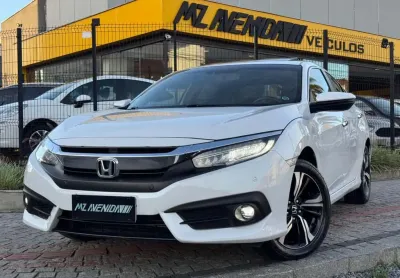 Honda civic touring 1.5 turbo aut. 2017 - branca - 2016/2017