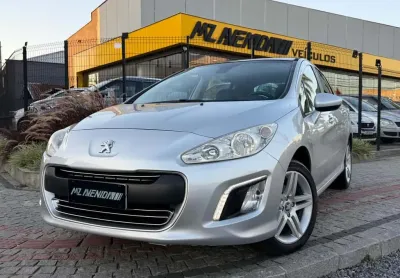 Peugeot 308 1.6 ALLURE MEC 2013 - Prata - 2012/2013