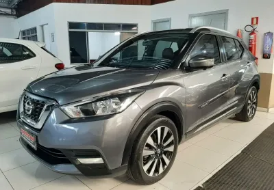 Nissan kicks 1.6 sl cvt flex xtronic automatica ano 2018 banco de couro 