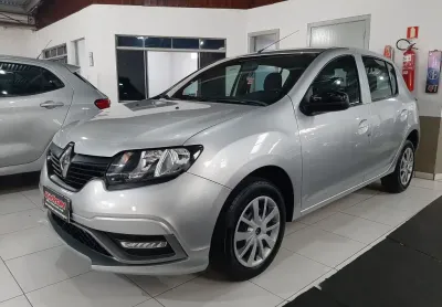 Sandero s edition 1.0 12v flex ano 2023 completo ipva 2025 pago som tela media nav