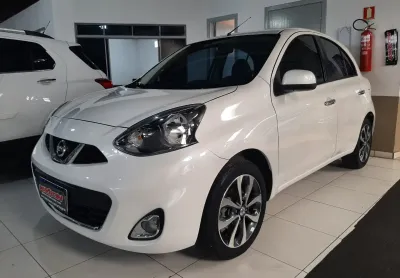 Nissan march 1.6 sl flex manual ano 2015 completo tela multimídia