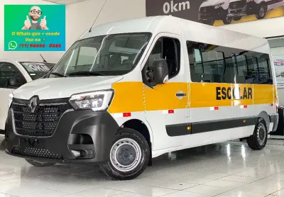 Renault - master l3h2 escolar 24 lugares patamar elevado novo motor biturbo 150cv ano 2026 pronta en