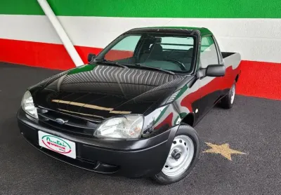 Ford courier l 1.6 flex, linda pick-up! 
