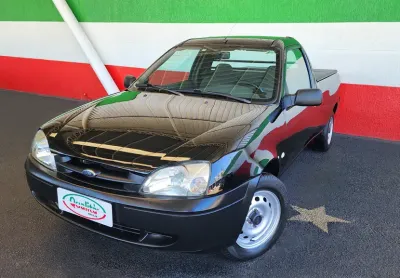 Ford courier l 1.6 flex, linda pick-up! 