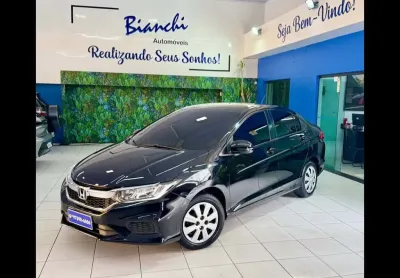 Honda city sedan personal 1.5 flex 16v aut.  - preta - 2019/2019
