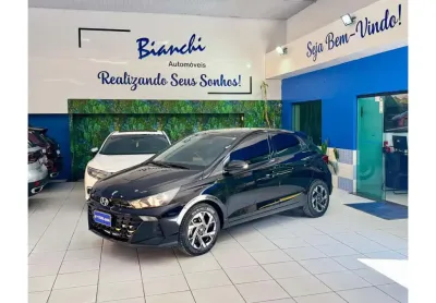 Hyundai hb20 comfort 1.0 tb flex 12v aut - preta - 2023/2024