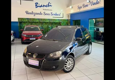 Volkswagen polo 1.6 mi/s.ouro 1.6 mi tot.flex 8v 5p  - preta - 2008/2009