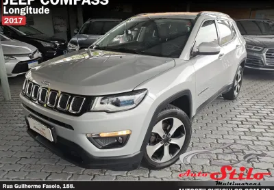 Jeep Compass Longitude 2.0 Flex. Câmbio automático.  Bem conservado.