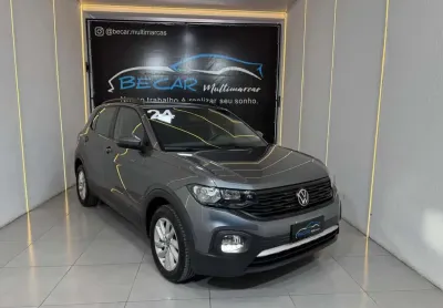 Volkswagen t-cross 200 tsi 1.0  flex 12v 5p aut.  - cinza - 2024/2024