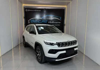 Jeep compass long. t270 1.3 tb 4x2 flex aut. - branca - 2025/2026